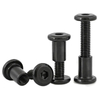 Hexagon socket drive, furniture bucket bolt combination bed frame bolt and nut kit, wooden sleeve cover bolt bucket nut kit