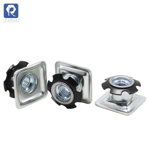 Sunflower nut, inner connection nut of iron pipe, double-layer star-shaped casters, insertion nut, and 梅花 spring piece nut