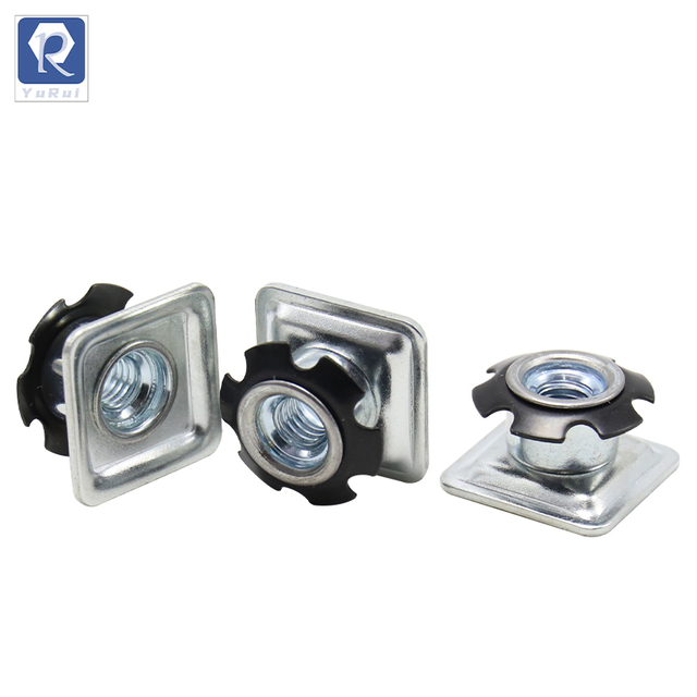 Sunflower nut, inner connection nut of iron pipe, double-layer star-shaped casters, insertion nut, and 梅花 spring piece nut