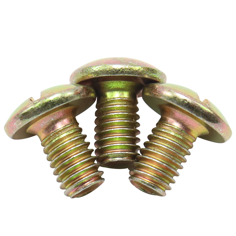 Cross screws, cross-shaped slotted round head screws