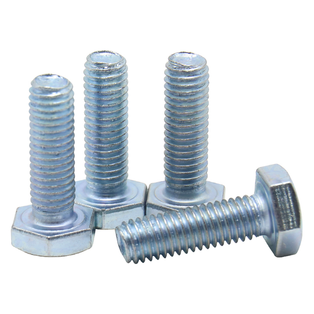 National standard blue-plated white zinc-coated hexagon socket screws, full thread and half thread extended hexagon socket bolts