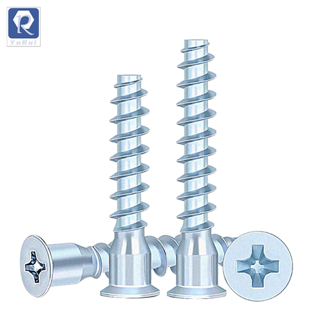 Direct repair screws, suitable for metal, wood and plastic, galvanized countersunk self-drilling screws