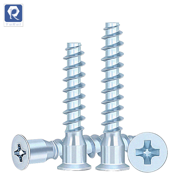 Direct repair screws, suitable for metal, wood and plastic, galvanized countersunk self-drilling screws