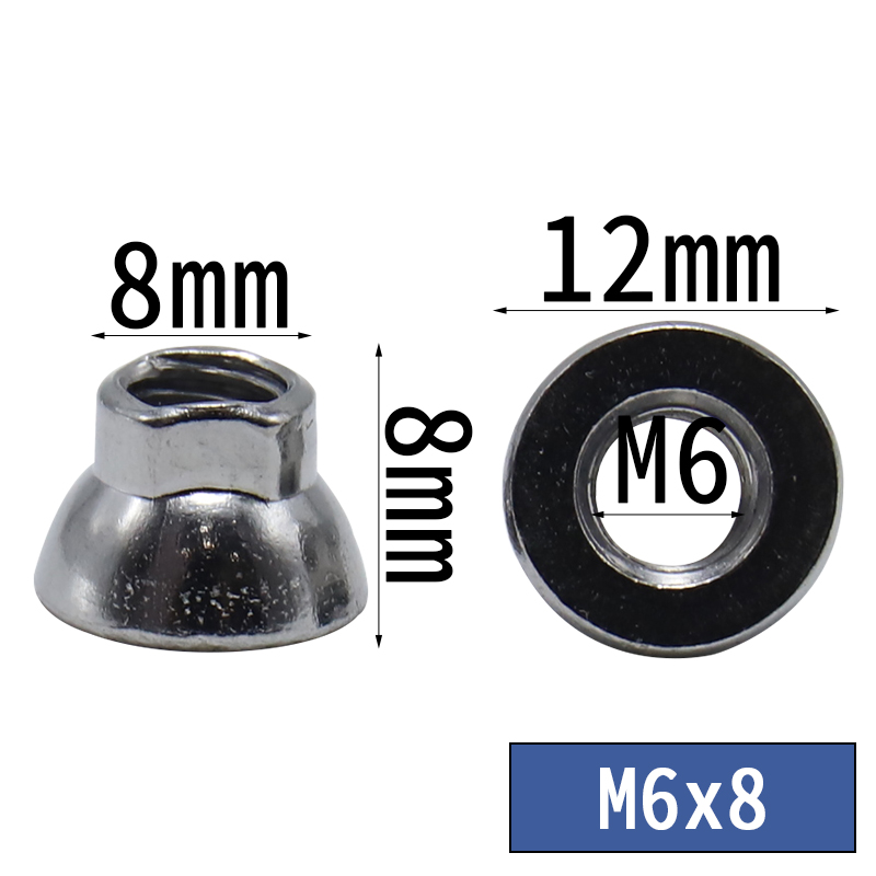 Screw in the knob cap, then screw in the decorative hardware accessories and lighting hardware accessories