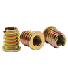 Furniture Nut. Bolt Fasteners for Woodworking Accessories Connectors M6 Hexagonal Drive Metal Insert Nuts. Slotted Wood Inserts The Nut