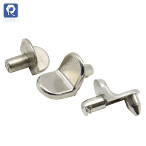 Zinc alloy glass fixed shelf support furniture accessories wardrobe cabinet cabinet movable partition nail support frame cabinet glass 7-shaped shelf support pin