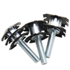 Double star threaded casters inserted, nuts embedded in iron pipes and square pipes, connecting nuts inside fitness equipment and office desks and chairs, and nuts of plum blossom spring pieces