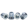 M4 x 10 x 7.5 furniture embedded nut threaded insert, special specification 7.5mm outer diameter nut, hex socket wood insert bolt fastener connector