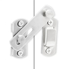 Flip door latch safety door latch, window bathroom cabinet door lock, sliding door latch and installation screws