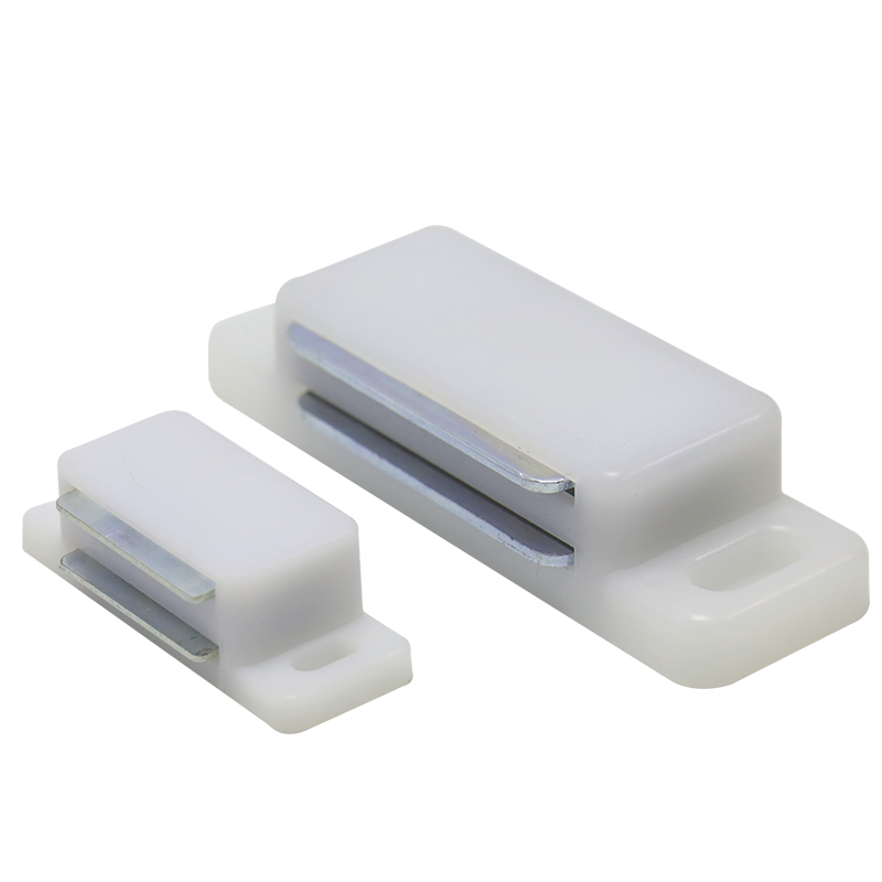 The strong magnetic attraction furniture wooden door plastic electromagnetic lock tongue, magnetic door latch, and the plastic magnetic lock tongue for cabinets are easy to install and suitable for ma