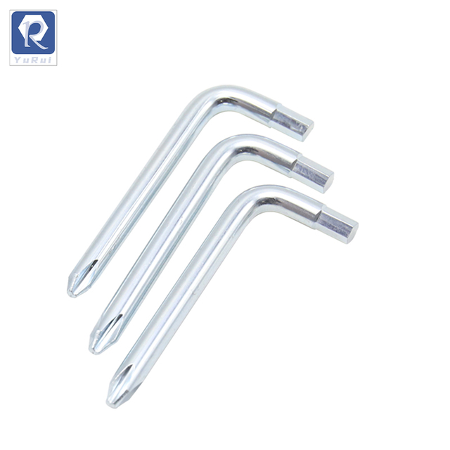 Simple repair tools, furniture hex wrench, cross wrench, L wrench, cross hex head dual-purpose wrench