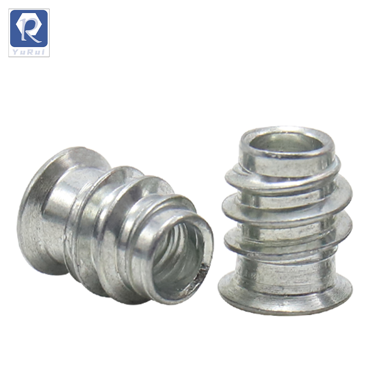 Hex socket drive nut plug, bolt fastener connector, embedded nut for wooden furniture, special custom process