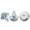 Furniture bed, table, chair, cabinet leg height-increasing foot pads, adjustable support silent foot pad screws, three-hole T-nut two-piece set combination