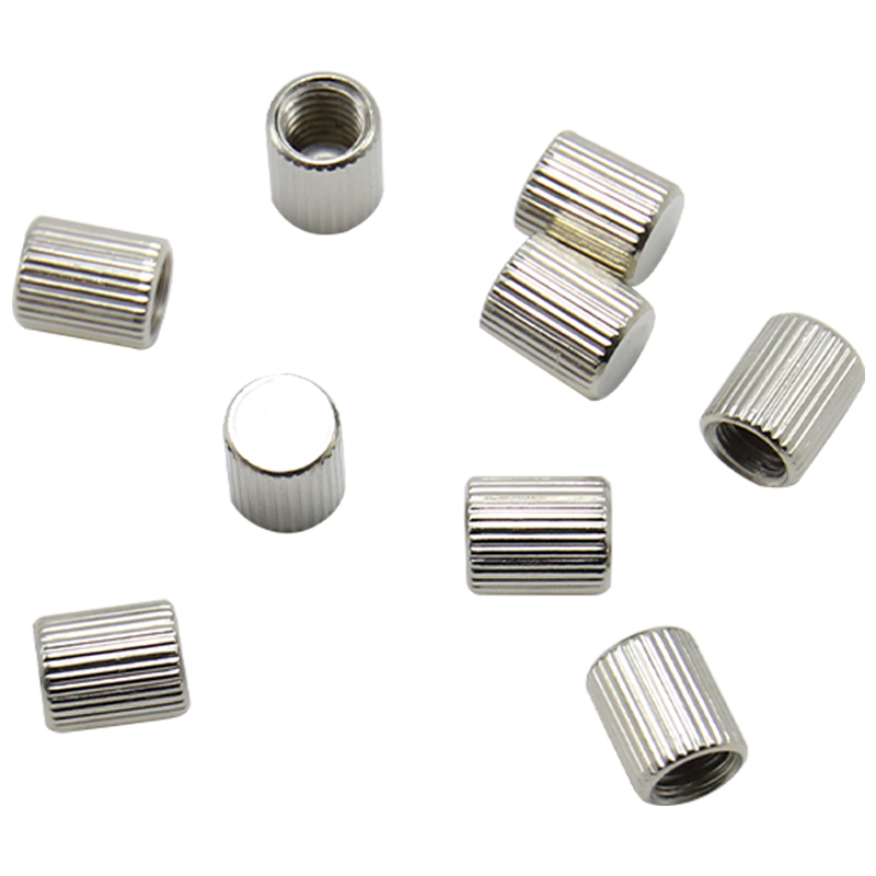 Round tooth nut furniture hardware table positioning pin anti-skid support knurled nut