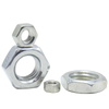 Galvanized carbon steel hexagonal drive metric nut fasteners, hexagonal lock nuts lock anti-loose, anti-slip, anti-disassembling hexagonal nuts