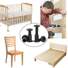 Hexagon socket drive, furniture bucket bolt combination bed frame bolt and nut kit, wooden sleeve cover bolt bucket nut kit