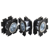 Sunflower spring piece nuts, embedded nuts in iron and square tubes, connecting nuts inside fitness equipment and office desks and chairs, plum blossom spring piece nuts