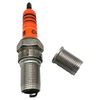 Spark plug thread repair kit, motorcycle and automotive thread maintenance tools, spark plug re-threading tool kit