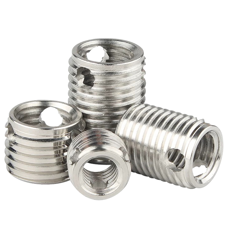 Thread insertion thread sleeve, thread repair bushing, thread protection thread sleeve, three-hole self-tapping thread sleeve